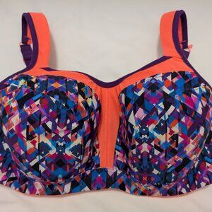 Panache 32G Power Purple Padded Sports Underwire Bra